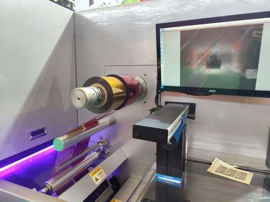 Digital Label Post Press Embellishment Mesin EcooSpark