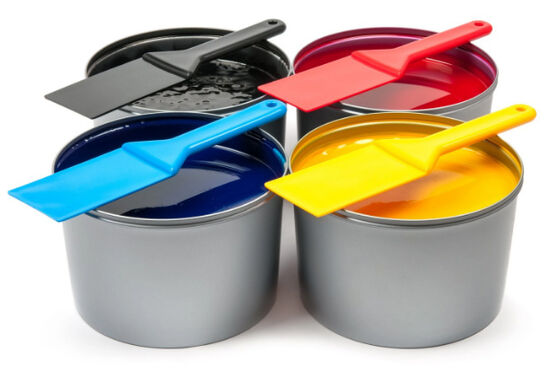 CMYK Tinta Offset Berlapis Untuk Pencetakan Surat Kabar