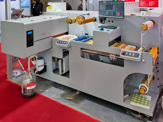 Mesin Cetak Dan Pemotong Label Digital Otomatis Output Kecil