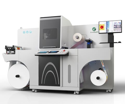 Mesin Penghias Label Digital Otomatis Stempel Foil dan Pencetakan Pernis