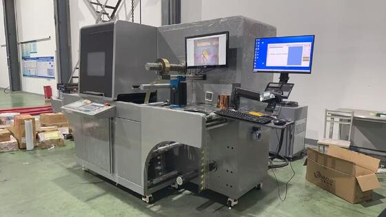 Drop-on-Demand inkjet roll-to-roll label digigal mesin dekorasi Ecoospark