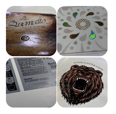 Printer Inkjet Digital Dengan UV Varnish Foil Stamping Maksimum 50m/Min Kecepatan Pencetakan Untuk Penghiasan Label