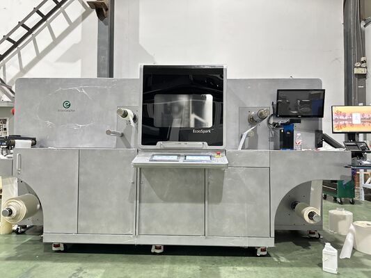 Printer Inkjet Digital Dengan UV Varnish Foil Stamping Maksimum 50m/Min Kecepatan Pencetakan Untuk Penghiasan Label