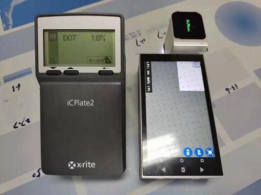 720p HD LCD Touchable Screen CTP Plate Densitometer dengan OS Android dan Pengukuran DOT yang Tepat