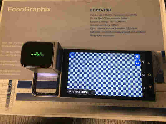 RePlate CTP Plate Densitometer dengan layar sentuh LCD definisi tinggi 720p
