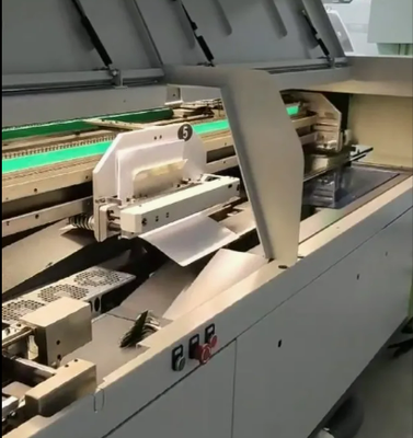 5 Clamps EVA Glue Digital Book Perfect Binding Machine dengan kecepatan 2000 siklus/jam