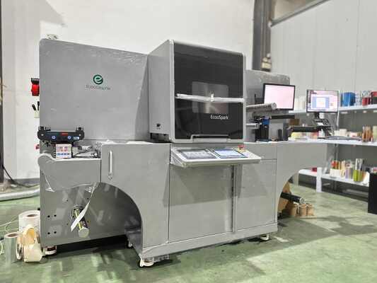 Mesin Pencetak Pernis Label Digital dan Mesin Peningkatan Stamping Foil Dingin EcooSpark