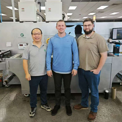 Mesin Pencetak Pernis Label Digital dan Mesin Peningkatan Stamping Foil Dingin EcooSpark
