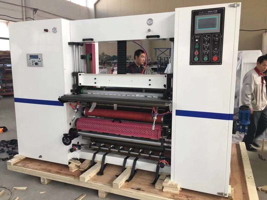 Rewinder Slitter Kertas Termal Shaftless Hidraulik