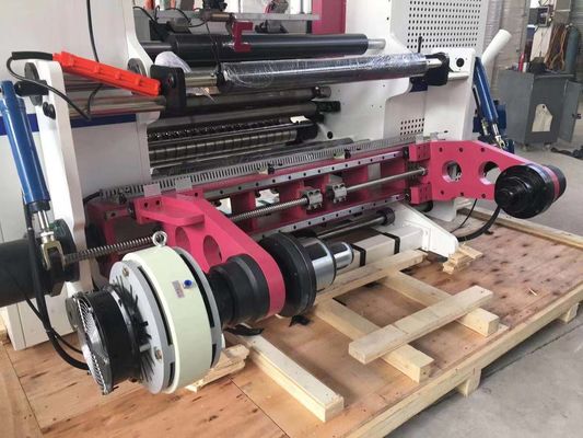 Rewinder Slitter Kertas Termal Shaftless Hidraulik