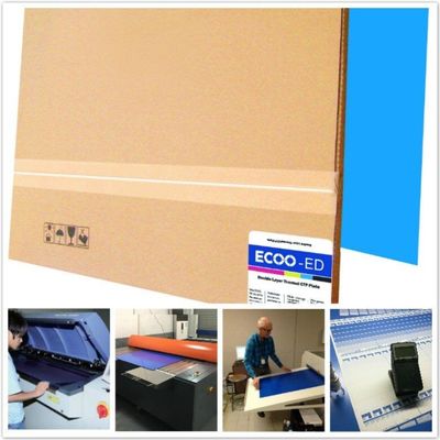50mj / cm2 Offset UV Ink Printing Pelat Ctcp Konvensional Lapisan Ganda Positif