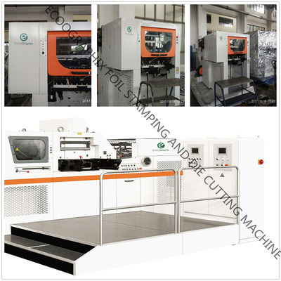 Antarmuka Layar Sentuh ISO CE Foil Stamping Die Cutting Machine