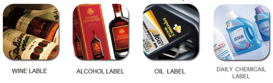 60m / Min Flexographic UV Adhesive Label Logo Printer
