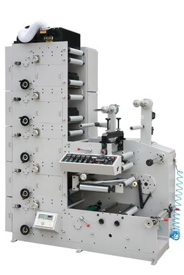60m / Min Flexographic UV Adhesive Label Logo Printer