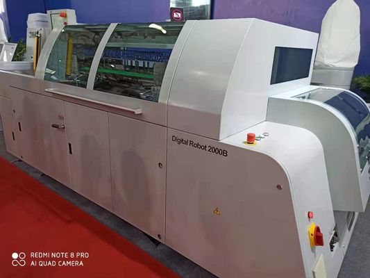 Pengaturan Cepat 4 Klem Mesin Penjilid Buku Robot Digital Cetak Disesuaikan