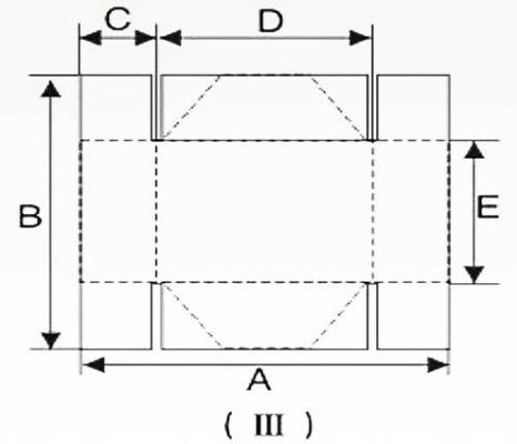4 Sudut Kotak Kertas Folder Gluer Dengan Crash Lock Bottom