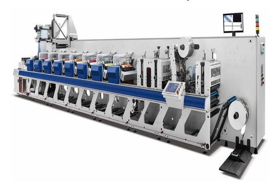 Mesin Cetak Label Flexographix Otomatis Dengan Die Cutter
