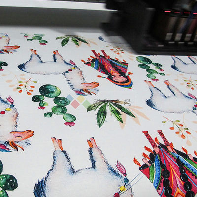 Sublimasi Pewarna Tekstil Digital Flatbed Inkjet Printer 1.85m
