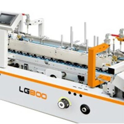 LG800 ESC CNC Karton Mesin Perekatan Lipat Karton