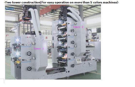 450mm Flexo Label Printing Machine Flexographic UV Adhesive Label Printer