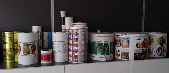2 Warna 60m / Min Mesin Cetak Film Stiker Label Flexo CNC