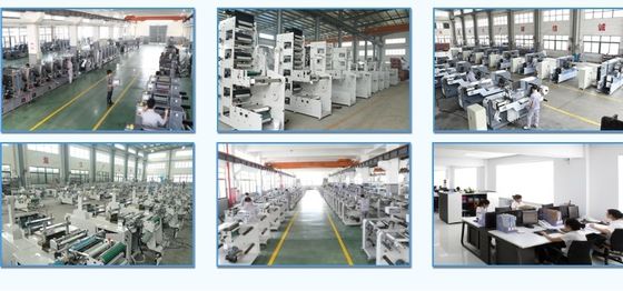 2 Warna 60m / Min Mesin Cetak Film Stiker Label Flexo CNC