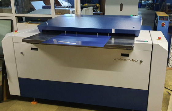 830nm 64 saluran Offset Thermal CTP Plate Machine 28plates per jam