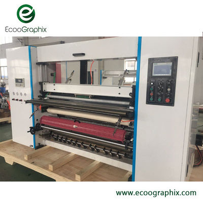 1400mm Thermal Paper Slitting Rewinding Machine untuk Fax Cash Register ATM ECG POS Till Kraft Paper Rolls