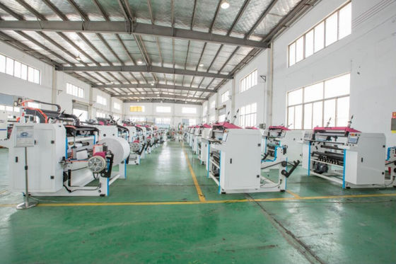 PLC Automatic Thermal Paper Slitting Rewinding Machine 110m / mnt