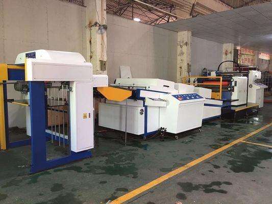 Air berbasis UV varnish Overall dan Spot Coating Machine Untuk Paperboard