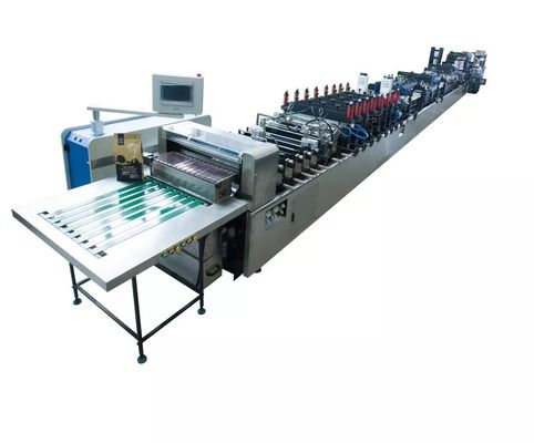 Mesin Pembuat Kantong Kertas 450GSM Bawah Persegi 40pcs / H 9KW