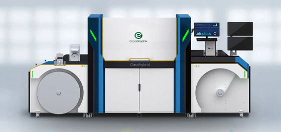 Mesin Cetak Label Flexo Perekat Pita Kertas 10m / Min