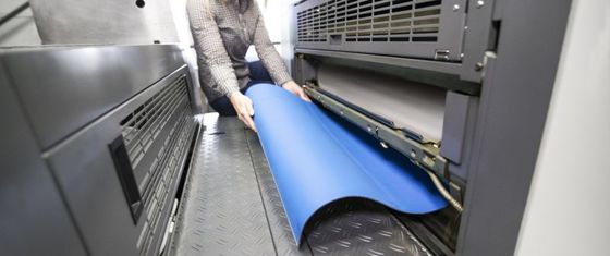 Dot Word Printing 15000PPH Offset Rubber Blanket 4 Ply Fabric