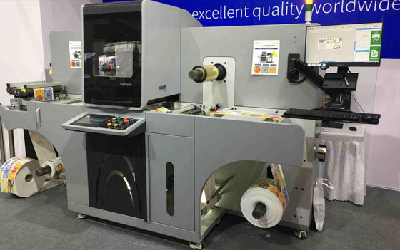 Mesin Pencetakan Label Digital Untuk Roll To Roll Label Foil Stamping Dan Varnishing
