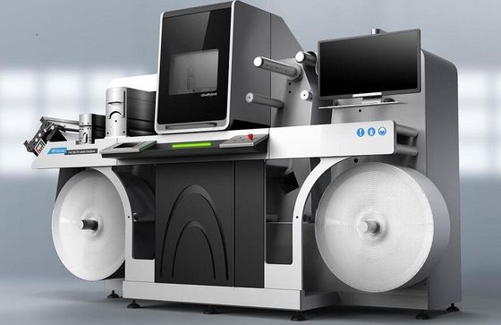 Digital Enhancement Inkjet Digital Printer dengan UV Varnish dan Foil Stamping