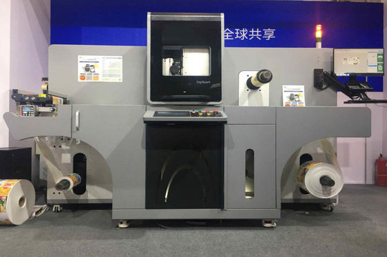 Mesin Peningkatan Pencetakan Label Foil Stamping Varnishing Lebar 288mm