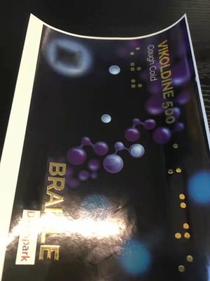 Mesin Peningkatan Pencetakan Label Foil Stamping Varnishing Lebar 288mm