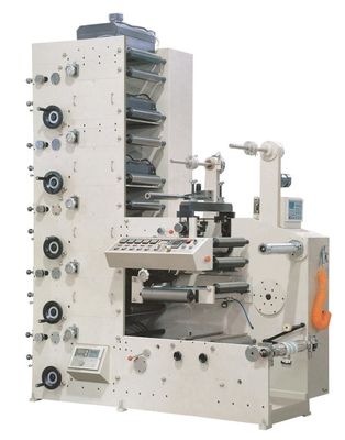 60m / mnt Printer Label Flexographic Otomatis Dengan Satu Stasiun Pemotongan Mati