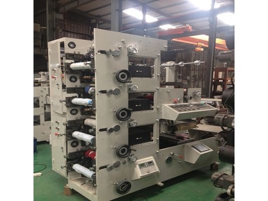 60m / Min Mesin Cetak Label Flexo Otomatis Untuk Label Perekat