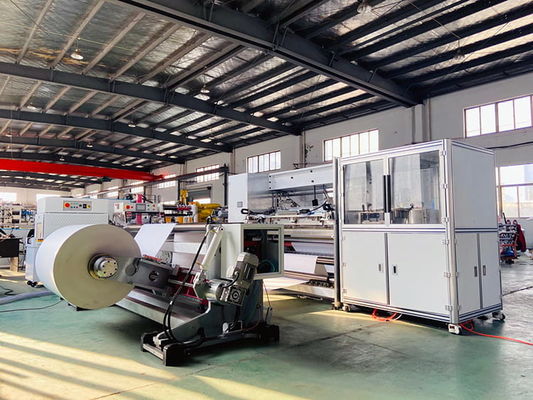 300m / mnt Rewinder Slitter Kertas Termal Otomatis 20KW