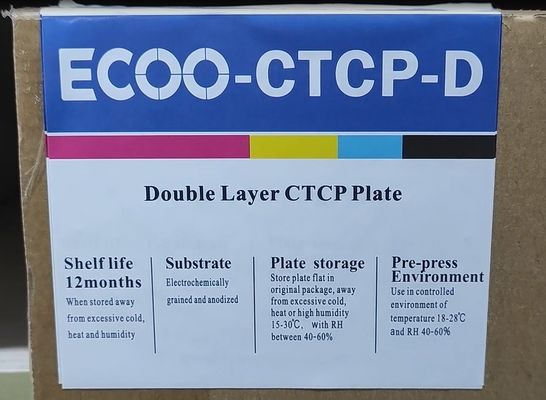 Mencetak Aluminium Double UV Positive CTP Plate Sensitivitas Tinggi