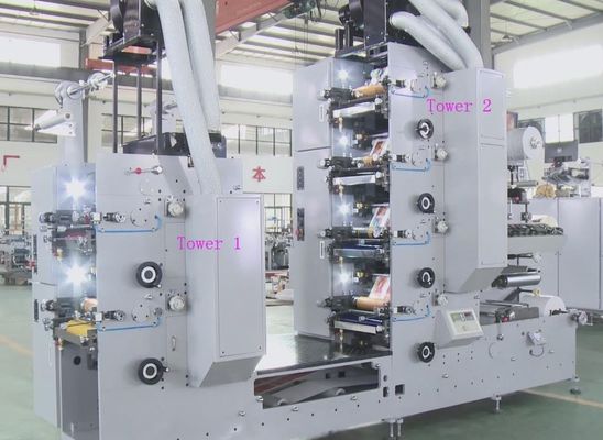 Mesin Cetak Label Flexographic 310mm Printer Label UV Flexo