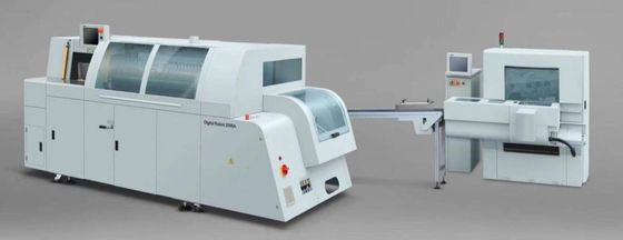 Mesin Jilid Buku Lem Kertas Robot Digital 2000C / H Dengan 4 Klem