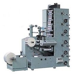 310mm Printing Width UV Flexographic Label Printer Dengan Die Cutting Station