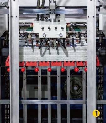 Kertas Polishing Keseluruhan Coating UV Varnishing Machine 1200mm Dua Menara