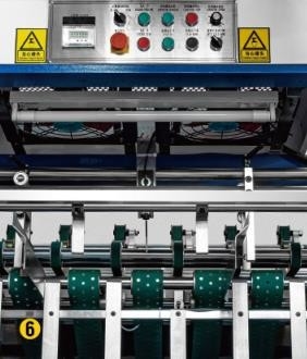 Kertas Polishing Keseluruhan Coating UV Varnishing Machine 1200mm Dua Menara
