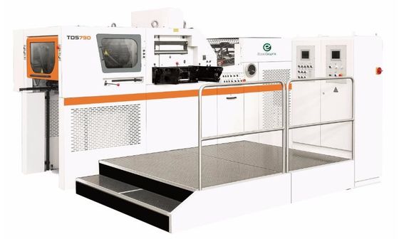 Mesin Pemotong Die Stamping Foil 760×520mm Untuk Embossing Karton