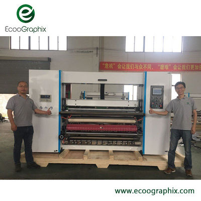 Mesin Pemotong Kertas Termal Shaftless Lebar 1400mm Lebar