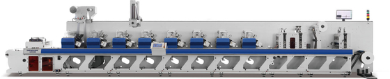 Roller Automatic Flexo Label Printer 23 Motor Servo Independen