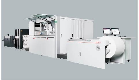 Printer Inkjet Digital Lebar 540mm 600dpi*1200dpi 100m/min